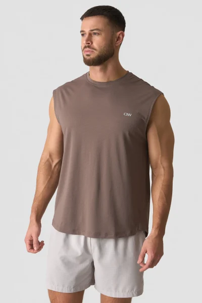 ICIW Stride Sleeveless T-shirt Men Warm Grey