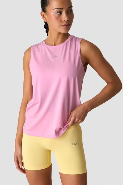 ICIW Define Loose Tank Lavender Pink Kvenna