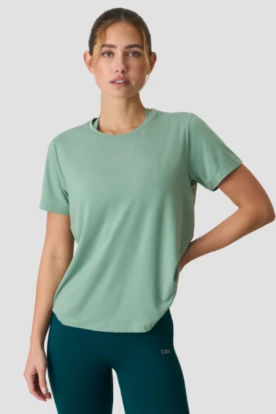 ICIW Define Loose T-shirt Moss Green Kvenna