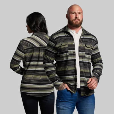 Born Primitive Woodsman Stretchy Flannel Pasture
