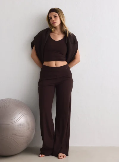 aimn Chocolate Sense Suit Pants