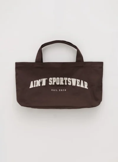 aimn Macchiato Varsity Tote Bag