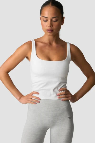 ICIW Smooth Seamless 2-in-1 Tank Hvítur Kvenna
