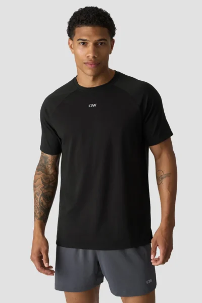 ICIW Stride Raglan Tee Drirelease 26 Black Karla