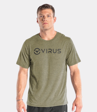 Virus Forever Short Sleeve Tee Army Green